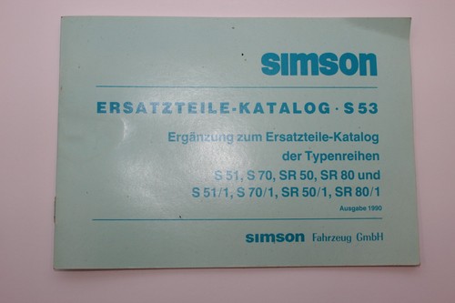 Ersatzteile katalog simson - ersatzteile-katalog, s53