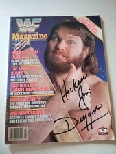 Wwf MAGAZIN Original SIGNIERT Jim Duggan Februar 1989 Wrestling