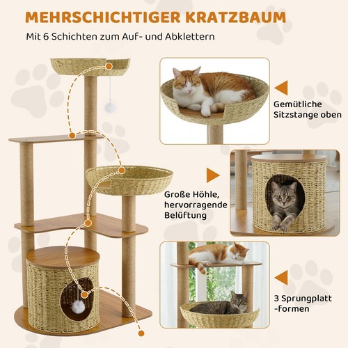 Kratzbaum holz katzenkratzbaum - holz,