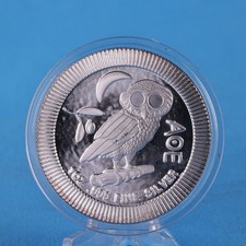Niue 2 Dollar 2020 Athena Owl  Eule 1 Oz Silber 999 BU