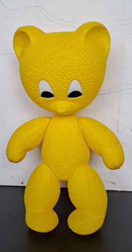 Ddr teddybär aus plaste - ddr,