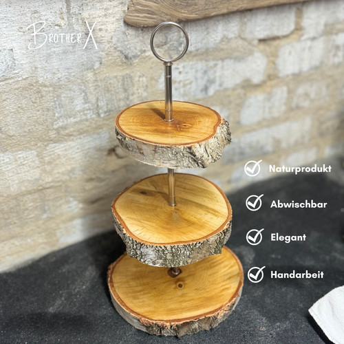 Etagere holz birkenholz - etagere,