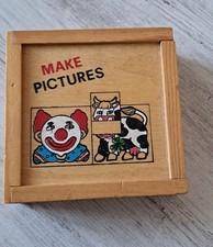 Holz Memory 4 Bilder