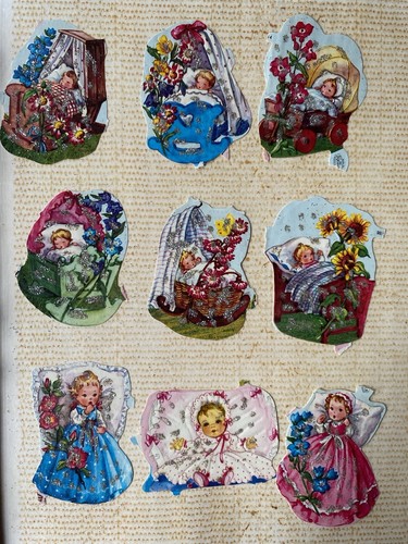 Vintage glanzbilder - vintage,