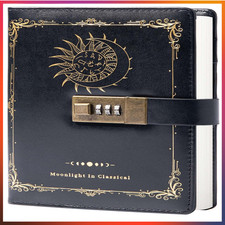 Sternbild Leder Tagebuch mit