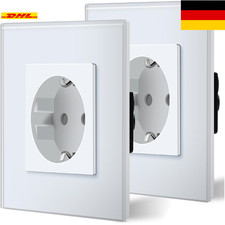 Kristallglas-Schuko-Stecker |