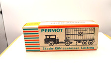 Permot Skoda 706 Kühlcontainer Lastzug DDR Modell 1:87 in OVP hellgr.Fahrerhaus