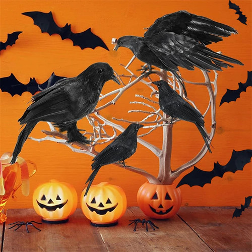 Halloween deko krähe - krähe, rabe