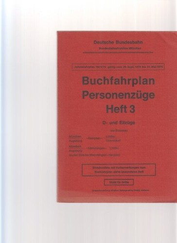 Buchfahrplan personenzüge - buchfahrplan.,