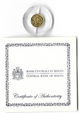 Malta 5 Euro (PP) Proof  2013 0,5g (0,585) mit Zertifikat, Auflage nur 10.000