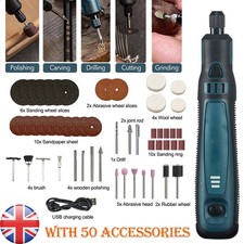 Kabellos Wiederaufladbar Elektrisch Mini Bohrmaschine Schleifer Gravur Stift Rotationswerkzeug Kits