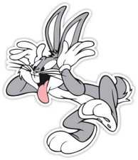 Bugs Bunny Cartoon Sticker