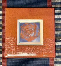 Goebel Porzellanbild Mara ! Bild 16 Rose blau mit OVP