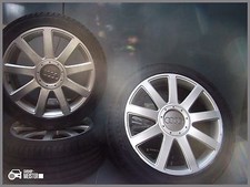 Original Audi A6 4F Alufelgen S-Line 18 Zoll 8mm Nexen Sommerreifen 245 40 r18