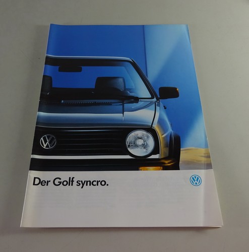Prospekt broschüre vw golf - /,