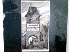 Steckenpferd, Lilienmilch-Seife, Werbung "für zarte weisse Haut" auf einem Stadt