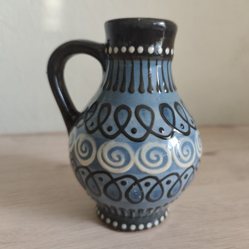 Vintage keramikkrug vase - vintage,