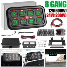 8 Gang LED Schaltpanel Schalter Schalttafel für Auto Boot LKW Wohnmobil, SUV
