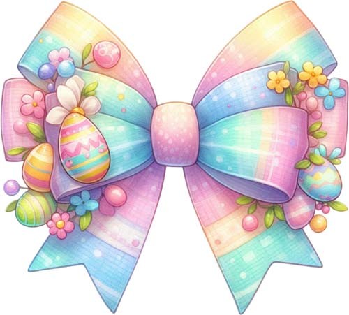 Ostern kokette schleife - ostern,
