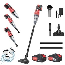 3-in-1 LED Akku Staubsauger