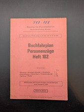 Buch Buchfahrplan Heft 102 Deutsche Bundesbahn 1973 BD München 