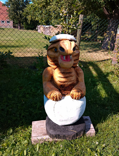Holz gartenfigur skulptur - gartenfigur,