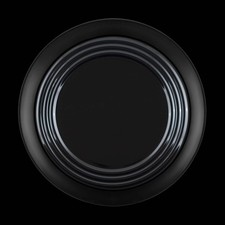 Platzteller schwarz mit Gebrauchsspuren - Cupola Nera - Rosenthal