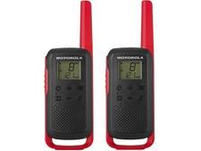 MOTOROLA TALKABOUT T62 TWINPACK ROT PMR446 LIZENZFREI BIS ZU 8 KM REICHWEITE !!