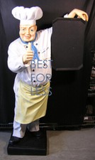 Koch lebensgroß Werbefigur