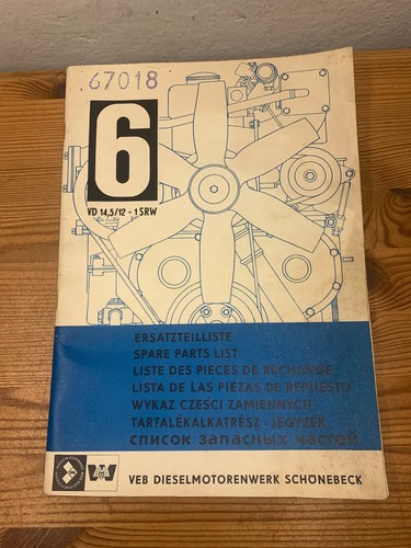 Original ddr ersatzteilliste - original,