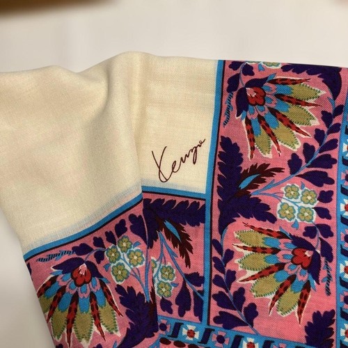 Kenzo wollschal floral - wollschal,