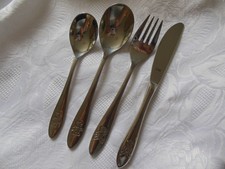 Kinder Besteck 4 teilig Edelstahl Rostfrei Silit , Länge Messer  16 cm, Teddy