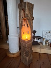 Stehlampe LED-Holzbalken 74cm