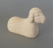 Schaf liegend  4 cm hoch für