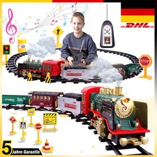 Ferngesteuert Magischer Elektrischer Zug mit Licht und Rauch Weihnachtsbahn Zug