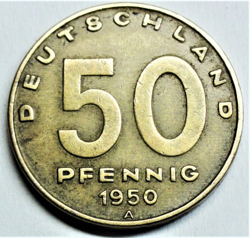 Ddr pfennig 1950 - ddr, 50