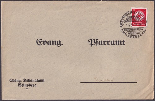 Sonderstempel weinsberg - sonderstempel,