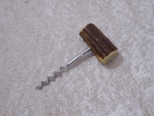 t72Ckz - Horn Geweih Design Flaschenöffner Korkenzieher - Vintage - 11,5 cm