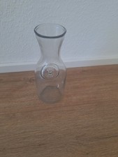 Glas Karaffe Weinkaraffee ca. 1 L Wasser Saft Glaskaraffe transparent 