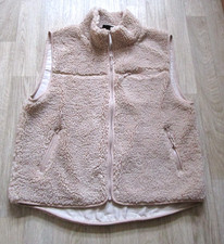 Ernstings Family Gina Plüsch Tedddy Weste Gr. 38-40