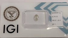 Natürlicher Diamant mit IGI