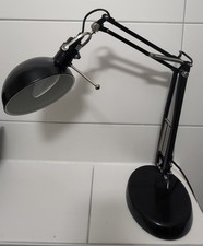 IKEA FORSÅ Arbeitsleuchte, Schreibtischlampe, Bettlampe, Schwarz