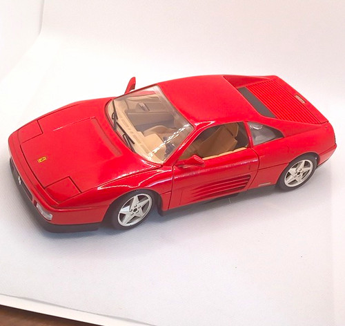 Ferrari 348 rot - ferrari, rot/schwarz