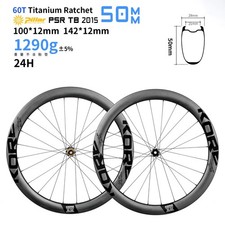 Carbon Räder Laufradsatz Rennrad  50mm Felge  Naben  60T Ratschen-Nabe 1290g