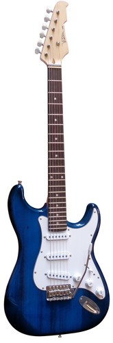Gitarre msa st5 - e-gitarre, dunkelblau