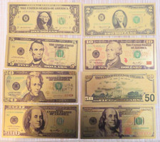 USA Banknoten Set -