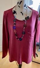 Woman by Tchibo Pullover Gr. 44/46 Pink mit passender Halskette TOP Zustand