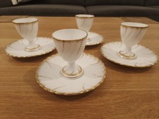 4x Antike Eierbecher mit