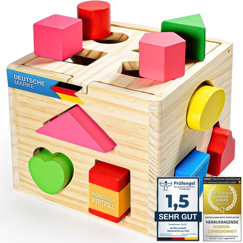 Steckwürfel holzspielzeug - steckwürfel,