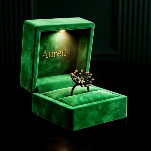 Designer blumen ring 925 - designer,